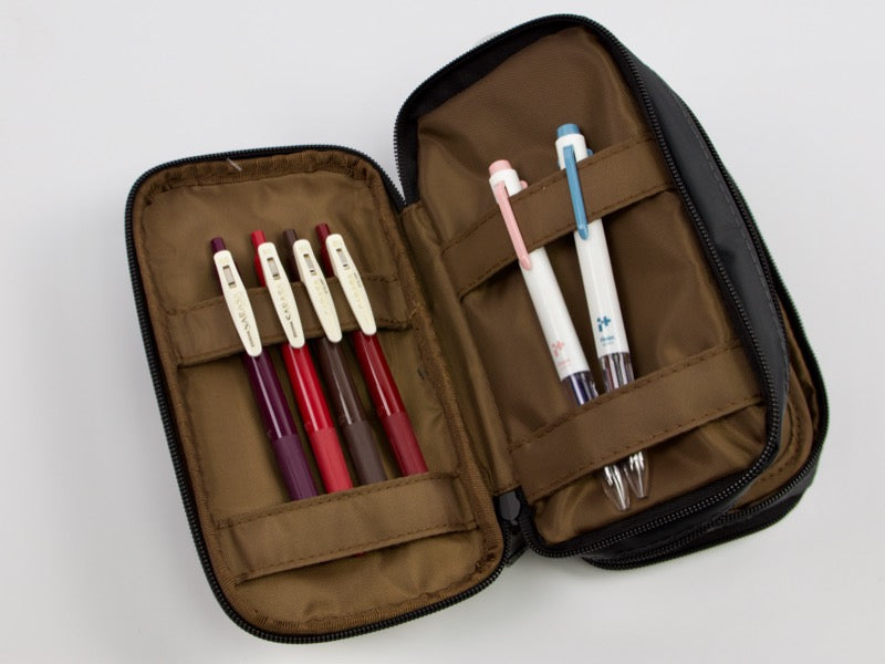 Lihit Lab Book Type Pen Case Triple