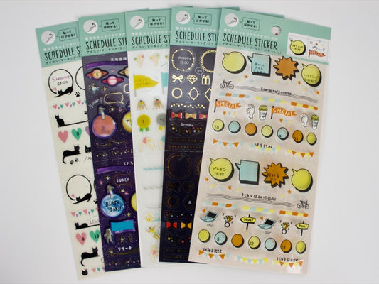 Mark's Inc Schedule Stickers Blue Label