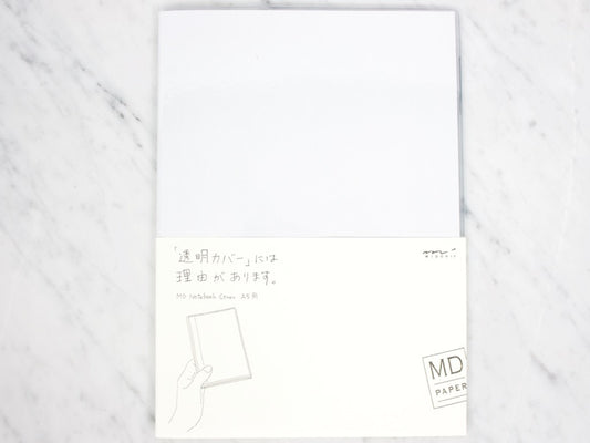 Cuaderno Midori MD Paper A5 con tapa transparente