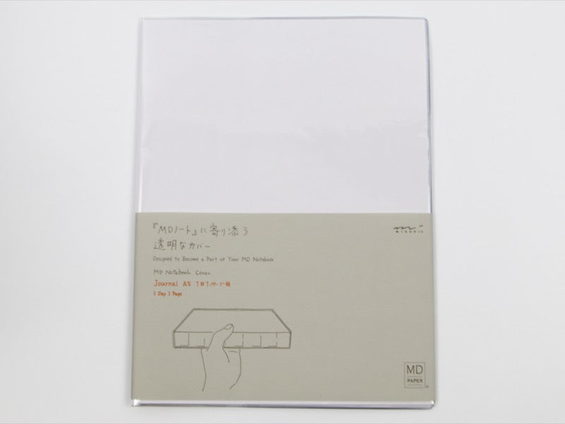 Midori MD Paper A5 Notebook Codex 1 Page 1 Day Clear Cover
