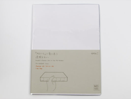 Cuaderno Midori MD Paper A5, 1 página, 1 día, tapa transparente