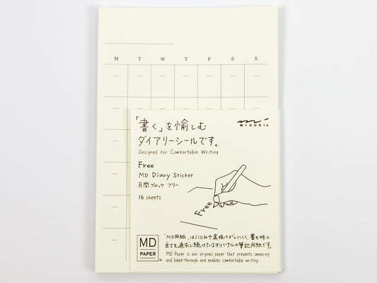 Autocollants de calendrier Midori MD
