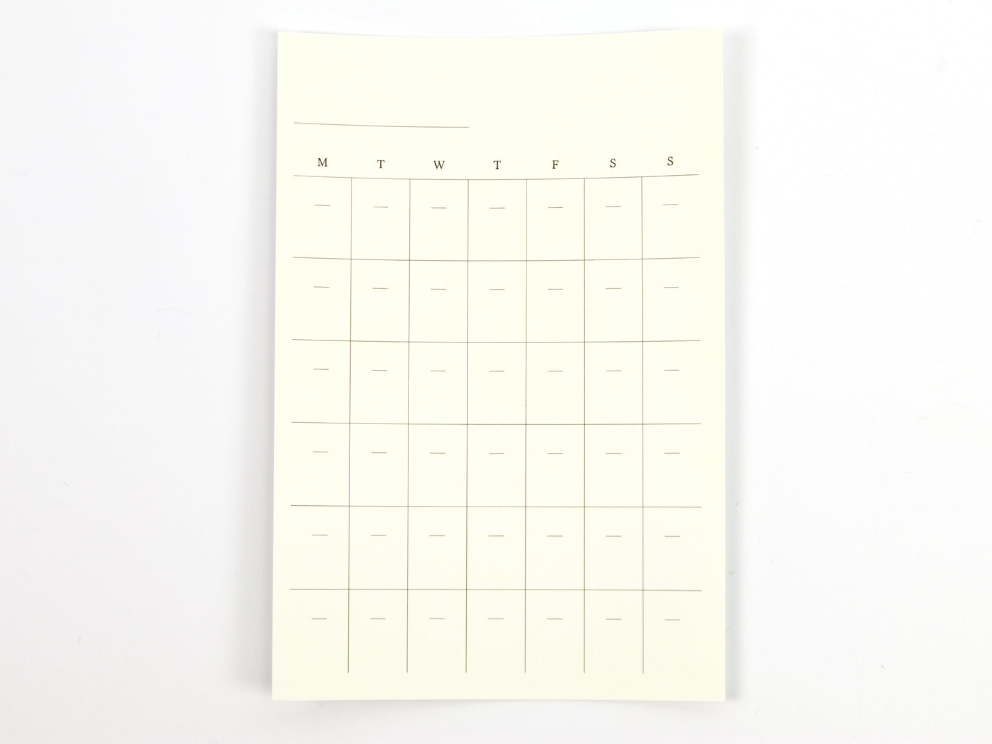 Midori MD Calendar Stickers
