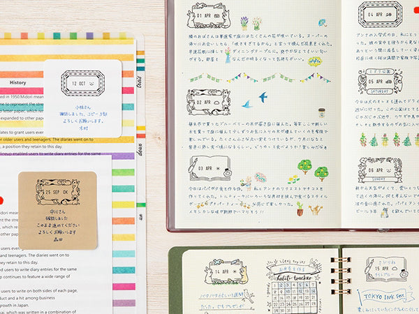 Midori Paintable Stamp Date and Frame