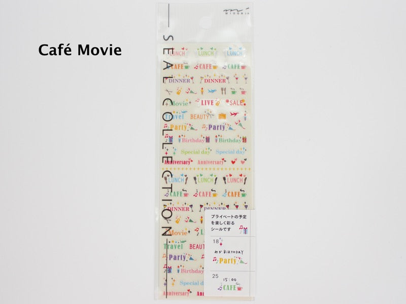 Midori Seal Collection Stickers