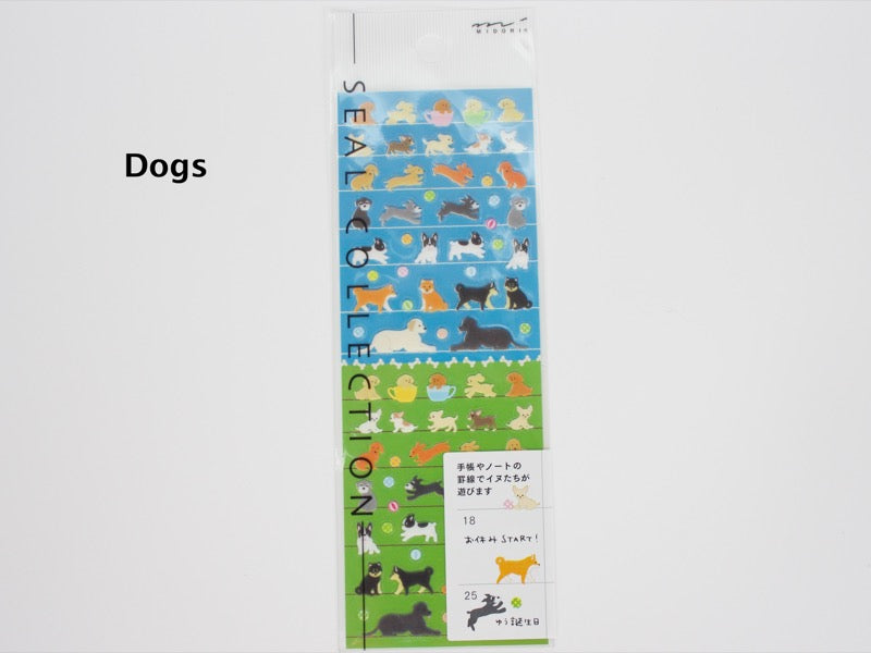Midori Seal Collection Stickers