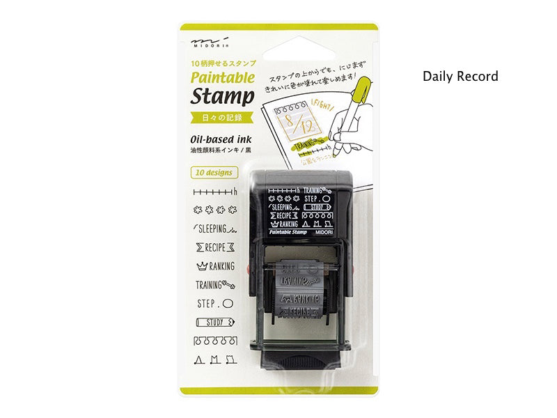 Midori Paintable Stamp 10 Design Type
