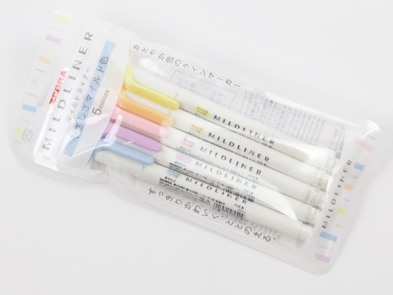 Zebra MildLiner 5-pack