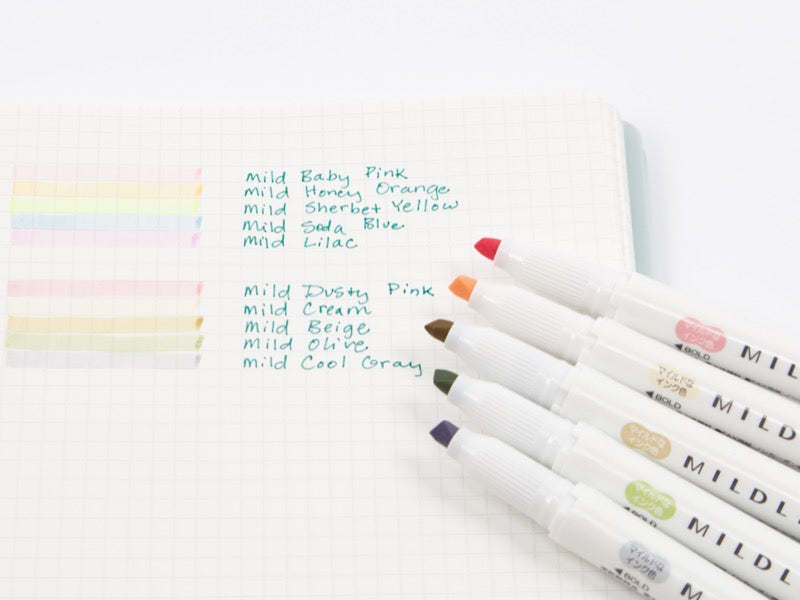 Zebra MildLiner 5-pack