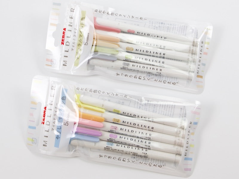 Zebra MildLiner 5-pack