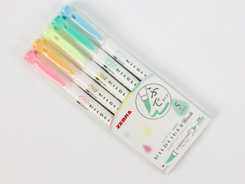 Zebra MildLiner Brush 5-Pack