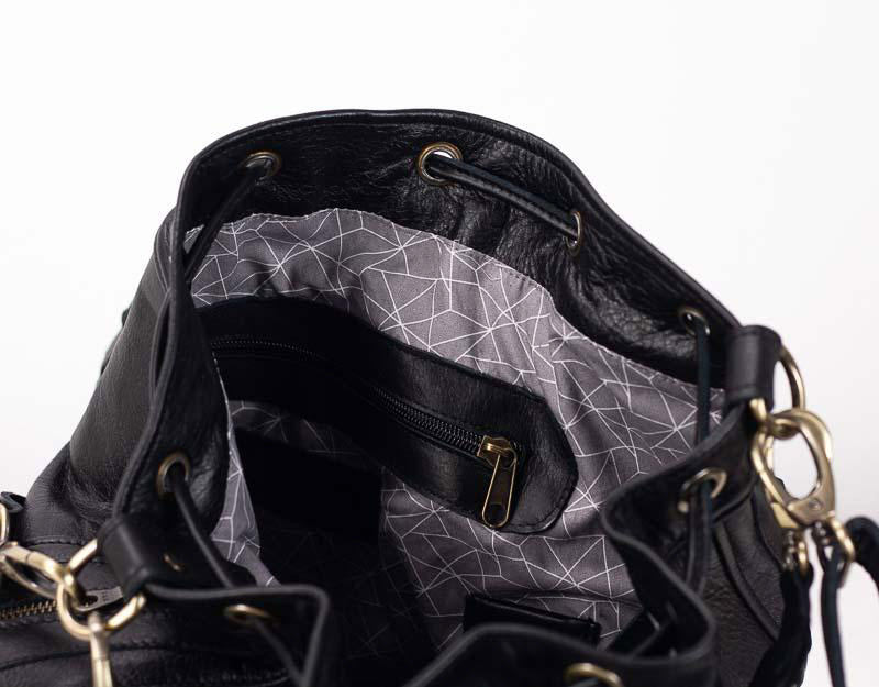 milloo Danae Bucket Bag Black
