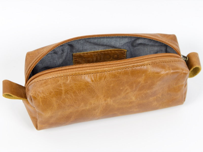 milloo Rec Pen Case Distressed Brown