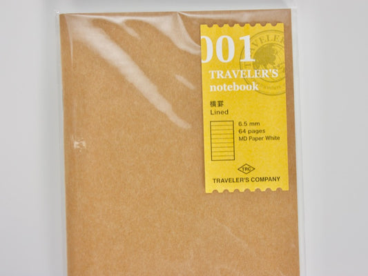 001 Recambio de cuaderno rayado