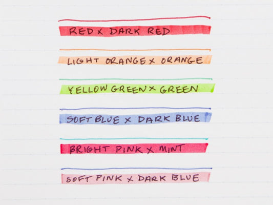 Ensemble de stylos et marqueurs Sun-Star Ninipie BOLD 6 couleurs
