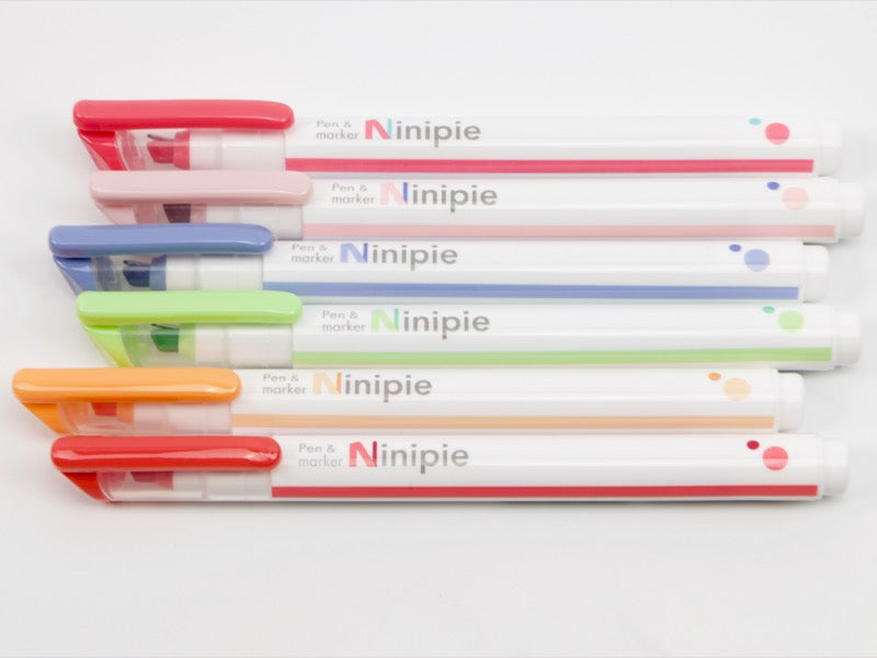 Ensemble de stylos et marqueurs Sun-Star Ninipie BOLD 6 couleurs