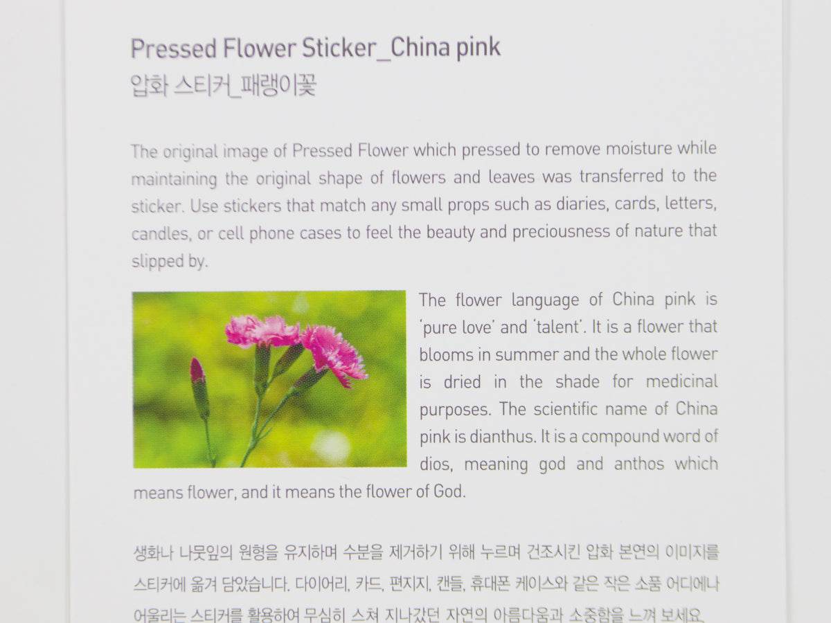 Appree Pressed Flower Stickers