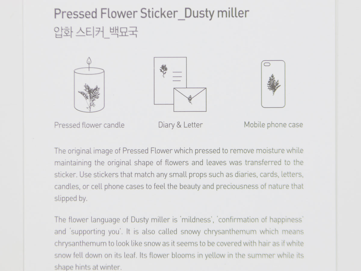 Appree Pressed Flower Stickers