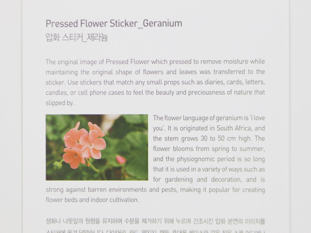 Appree Pressed Flower Stickers