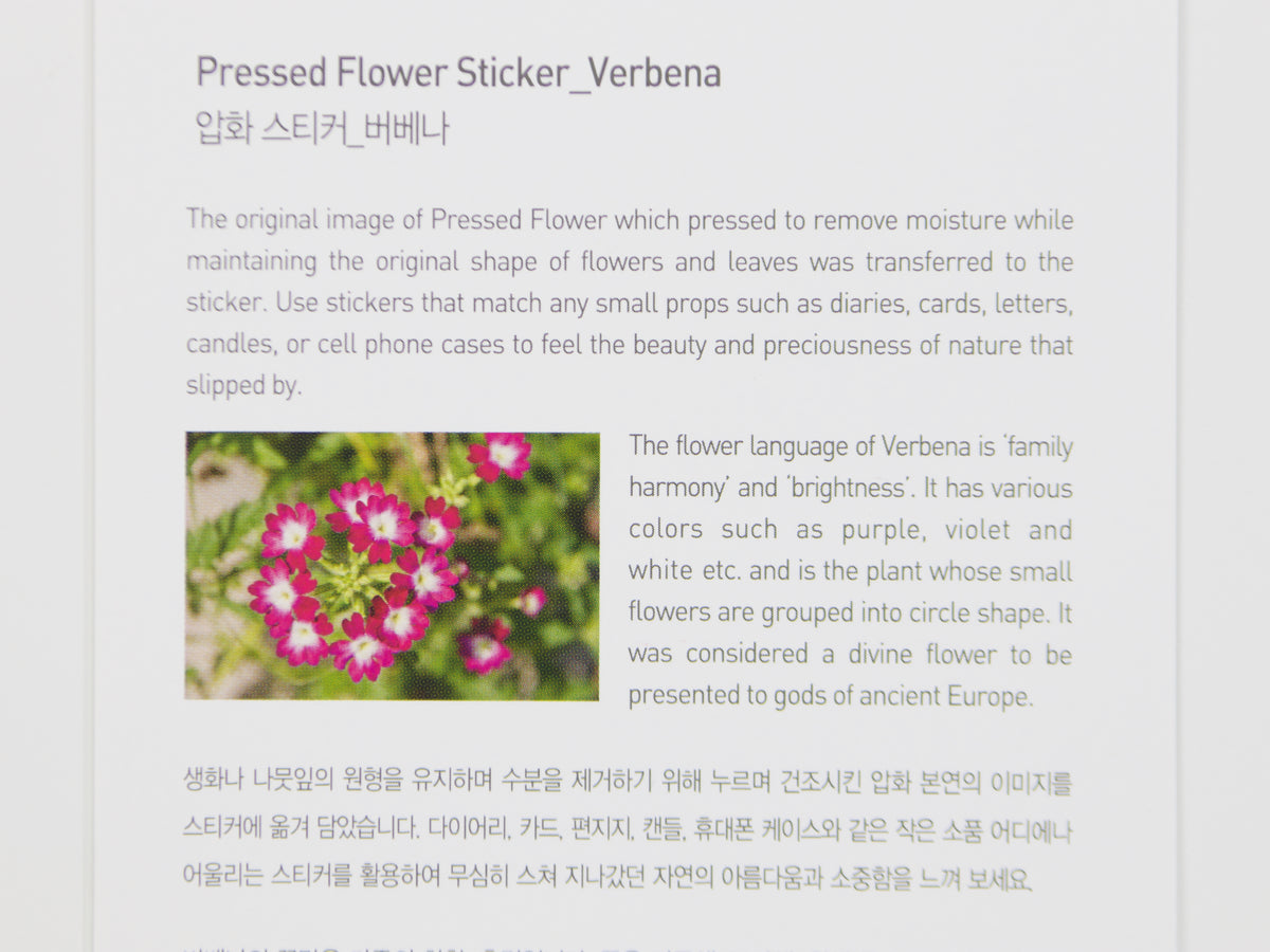 Appree Pressed Flower Stickers