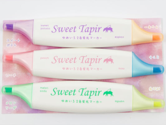 Kobaru Sweet Tapir Scented Highlighters 3 Color Set