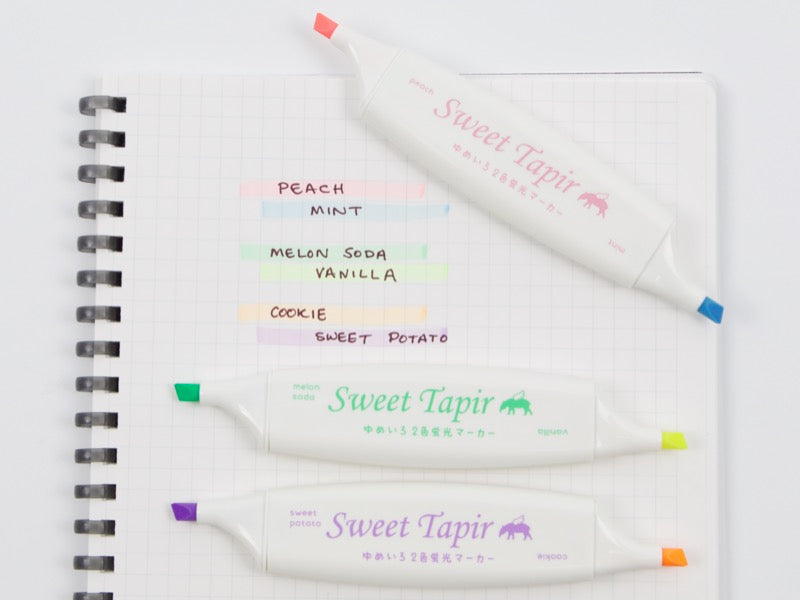 Surligneurs parfumés Kobaru Sweet Tapir Singles