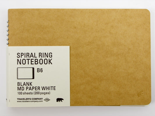 Papel MD B6 con espiral de Traveler's Company