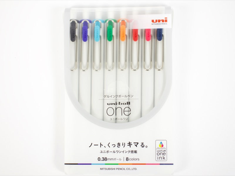 Uniball One 8 Color Set