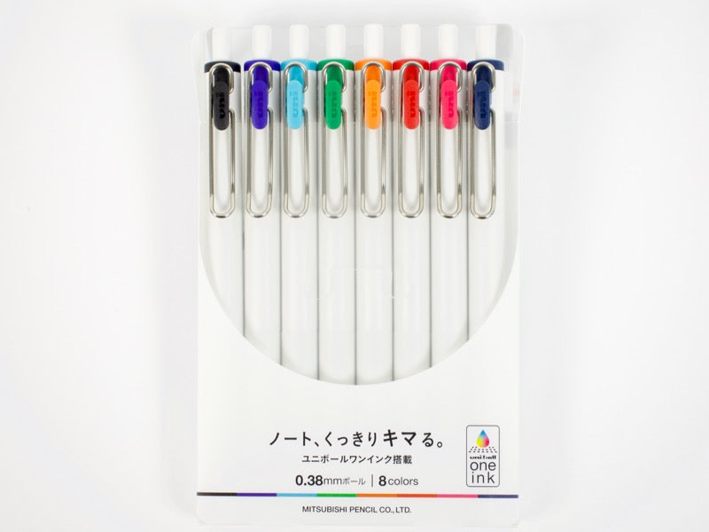 Uniball One 8 Color Set